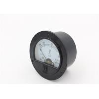 China Small Round Analog Voltmeter 90*75mm Pointer Type For AC And DC System on sale