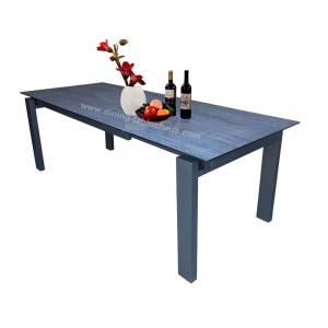 China HPL Topped Extension Dining Table , Modern Rectangle Dining Table Adjustable Foot supplier