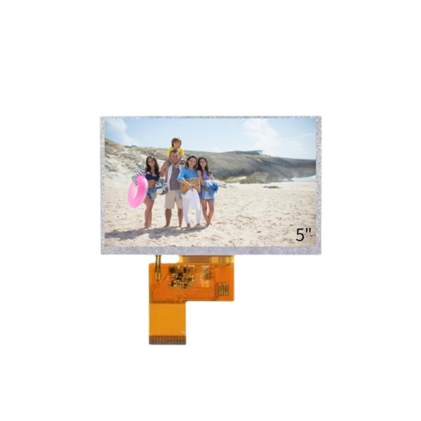 Module d'affichage LCD TFT de 5 pouces avec résolution 800x480 et interface TTL