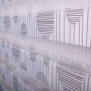 Day And Night Manual Zebra Blind Curtain with Horizontal Pattern