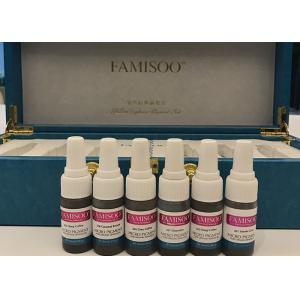 Famisoo Permanent Makeup Eyebrow Pigment Kit For Manual Pen And Machines