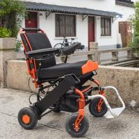 China ISO Lightweight Folding Electric Wheelchair 100KG Load 150W X 2 Power on sale