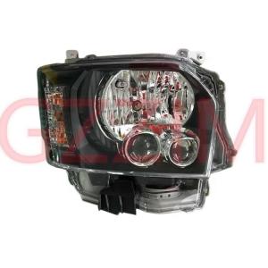 Car Black ABS Plastic Refit HID Head Lamps For Toyota Hiace 2014