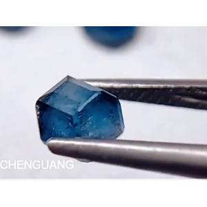 China Rough Blue Lab Created Diamond Jewelry HPHT Synthetic For Polishing supplier