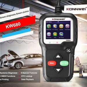 0.77W 1W Obd2 Diagnostic Tool , KONNWEI KW680 Auto Car Diagnostic Scanner