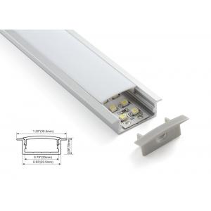 China 23.5mm Recessed Lights LED Linear lighting Aluminum Profile Diffused Cover supplier