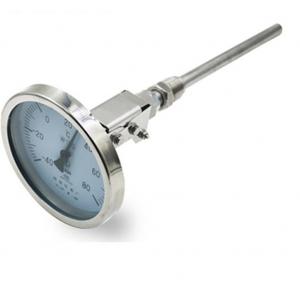 Back Install Bimetal Temperature Gauge WSS Water Thermometer