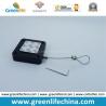 Security Cable Lockable Square Black Retractor for Jewelry Electronics