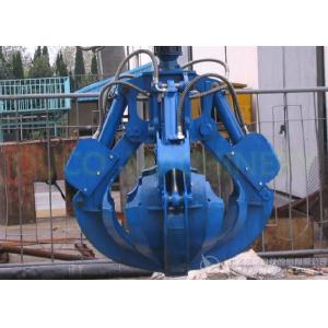 Hydraulic Orange Peel Grab , Strong Body Mechanical Grab Bucket For Coal Clinker