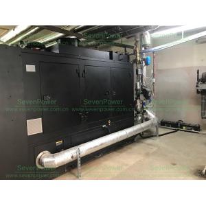 Super Silent CHP 120KW Heat And Power Machine Natural Gas Fuel With Soundproof Canopy