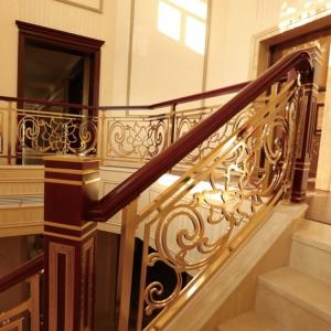 Villa Stainless Steel Banister Home Staircase Stainless Steel Railing