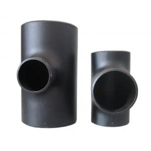 Black Finish Stainless Steel Pipe Tee Quenching Heat Treatment