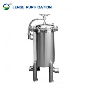 China Polished Bag Stainless Steel Filter Housing With 226 Interface For Pharmaceutical Industry supplier