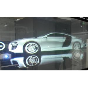 China 3D Holographic Rear Projection Film Adhesive Self Glass 170° View Angle supplier