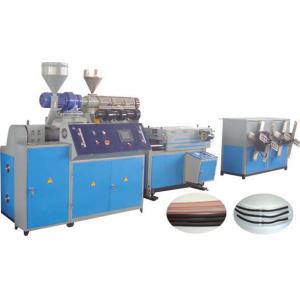 Extrusion Plastic Corrugated Pipe Production Line , PECorrugated Plastic Pipe Making Machine