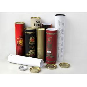 Airtight Movable Red Paper Composite Cans , Kids Toys / milk powder packaging