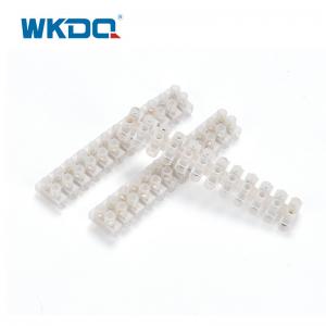 12 P Plastic X3 PVC Screw Terminal Block Strips For 10 Amp Power Cables Choc Block Cable Joiner