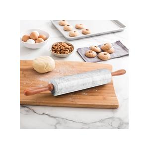 Wood Handle 18 Inch Marble Rolling Pin High Heat Resistance