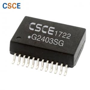 China Single Port POE Lan Transformer 24 Pin Modules Isolation Voltage 1500 Vrms / Min supplier