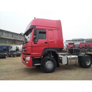 China Howo7 6X4 Tractor Trailer Truck LHD 10 Wheels HW 79 High Roof Cab Two Berths 102 km / h supplier