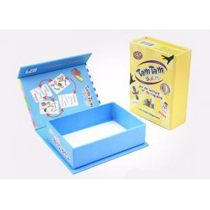 China Pretty Cardboard Shirt Boxes , Magnetic Flip Top Box With Flocking Plastic Blister supplier