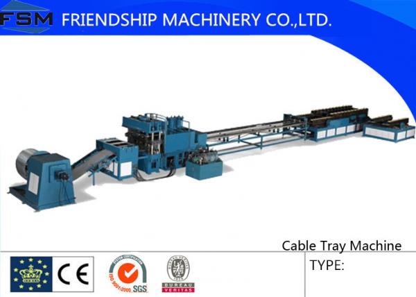 Side Rail Machine Cable Tray Roll Forming Equipment With Two Production Line