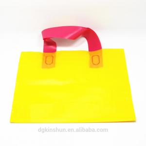 China Custom Own Logo Printing Cheap Gift Plastic Die Cut Hdpe Shopping Bag supplier