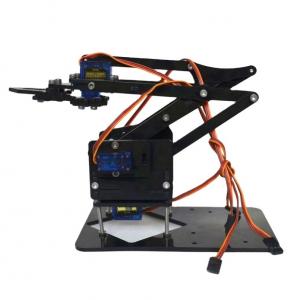 DIY Acrylic Robotic Arm Robot Claw Kit 4 DOF Axis Toys Mechanical Grab Manipulator