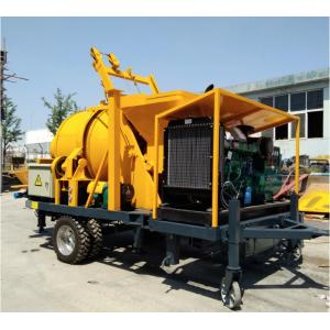 40 M3/H Diesel Trailer Concrete Pump Portable With Mixer XDEM