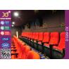 China Fire Retardant Quiet Folding Theater Seats Chairs Iron Leg With PU Foam wholesale