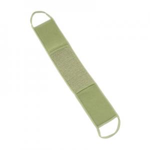 China Bamboo Fiber Back Scrubber Strap , Green Hemp Shower Back Washer supplier