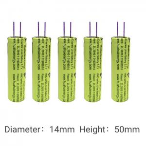 China 1450 650mAh 3.7V Lithium Ion Battery supplier