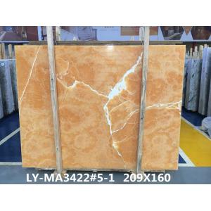 China Orange Onyx Tile And Slab Marble Style Tiles For Luxury Building Interior Decoration supplier