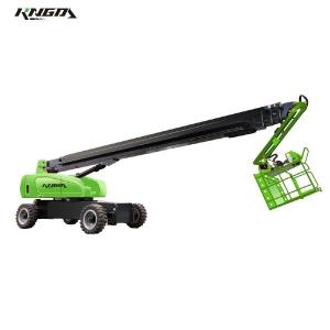 Working Height 44m Diesel Telescopic Boom Lift 4WD MEWP