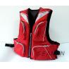 China Durable Fashion 4 Pockets 420D Nylon Polyester PVC Foam Adult Fishing Life Jacket 100N wholesale