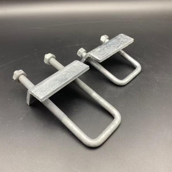 Customized Size Square Plate U Bolt Beam Clamps