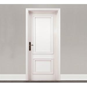 MDF Modern Plywood Doors Veneer Solid Wooden Bedroom Door Melamine Laminated