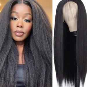 Capless Glueless Wigs Human Hair 360 Kinky Straight ODM