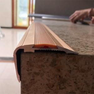 Stair Nosing Aluminum Tile Trim  Non Slip Brass For Stair Edge Protection