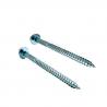 China Blue White Zinc Plated Hex Head Screw With Flange wholesale