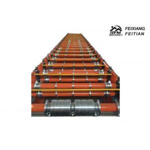 China Trapezoidal Type Color Steel Roll Forming Machine Delta Siemens Control supplier