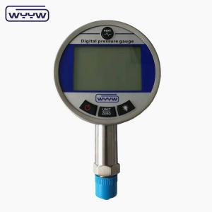 China 400bar 300bar Psi MPa LCD Digital Manometer Pressure Gauge Bottom Mount supplier