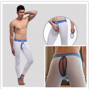 Men's Long Johns/Men's Warm Pants/Thin Elastic Line Of Men's Fashion Cotton Sexy Gay Pants