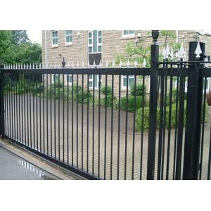 Industry Zone Spear Top Electric Sliding Gates For Driveways , High Levels Security