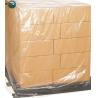China Reusable Waterproof PVC LDPE Pallet Top Cover Plastic Custom Side Gusset Bag Plastic Pallet Cover in Roll wholesale