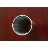 China Round Tube Aluminum Extrusion Profiles Black Electrophoresis Finish for Dia 25MM / 22MM wholesale