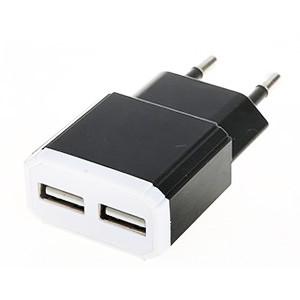 5V2A dual USB chargers ABS Material 10 watt power 86% Efficiency wall mount charger UL CE FCC KC for tablet PC