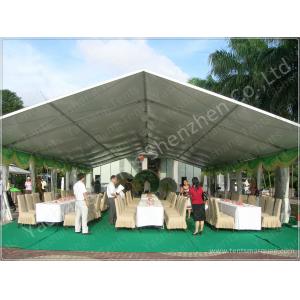 China 100 Seater Temporary Outdoor Garden Party Canopy Tent Open Gable Sunshade Construction supplier