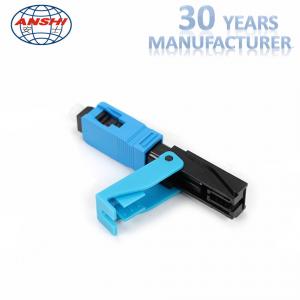 China SC / UPC Fiber Optic Fast Connector Field Assemble FTTH Quick Connector fiber cable fast connector Singlemode supplier