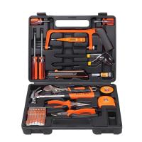 China JYH-HTS22-1 High Quality 22 Pcs Kit Carbon Steel Repairing General Household Hand Tool Set with Plastic Toolbox on sale
